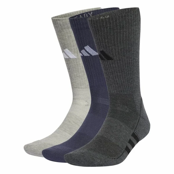 Calcetines Adidas Performance Cushioned Crew Gris 3 Unidades