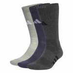 Calcetines Adidas Performance Cushioned Crew Gris 3 Unidades