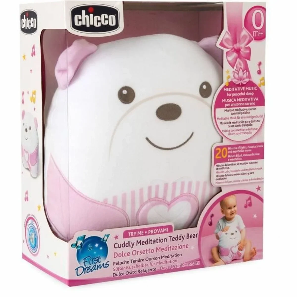 Peluche Chicco Rosa Rose