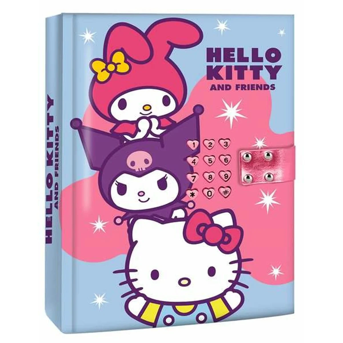 Diario secreto con candado Hello Kitty