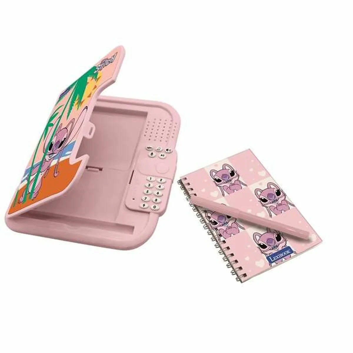 Juguete Interactivo Stitch Angel Rosa Agenda