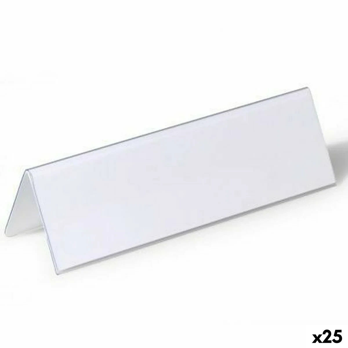 Funda para Tarjeta Identificativa Durable Transparente (25 Unidades)