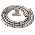 Organizador de Cables Fellowes CableZip Plateado 200 mm 2 mm