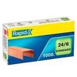 Grapas Rapid Standard 24/6 6 mm (20 Unidades)