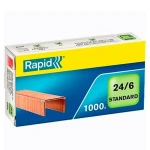 Grapas Rapid Standard 24/6 6 mm (20 Unidades)