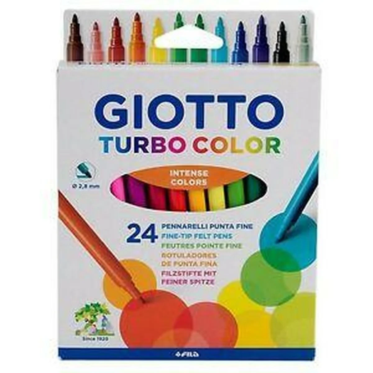 Set de Rotuladores Giotto Turbo Color Multicolor (5 Unidades)