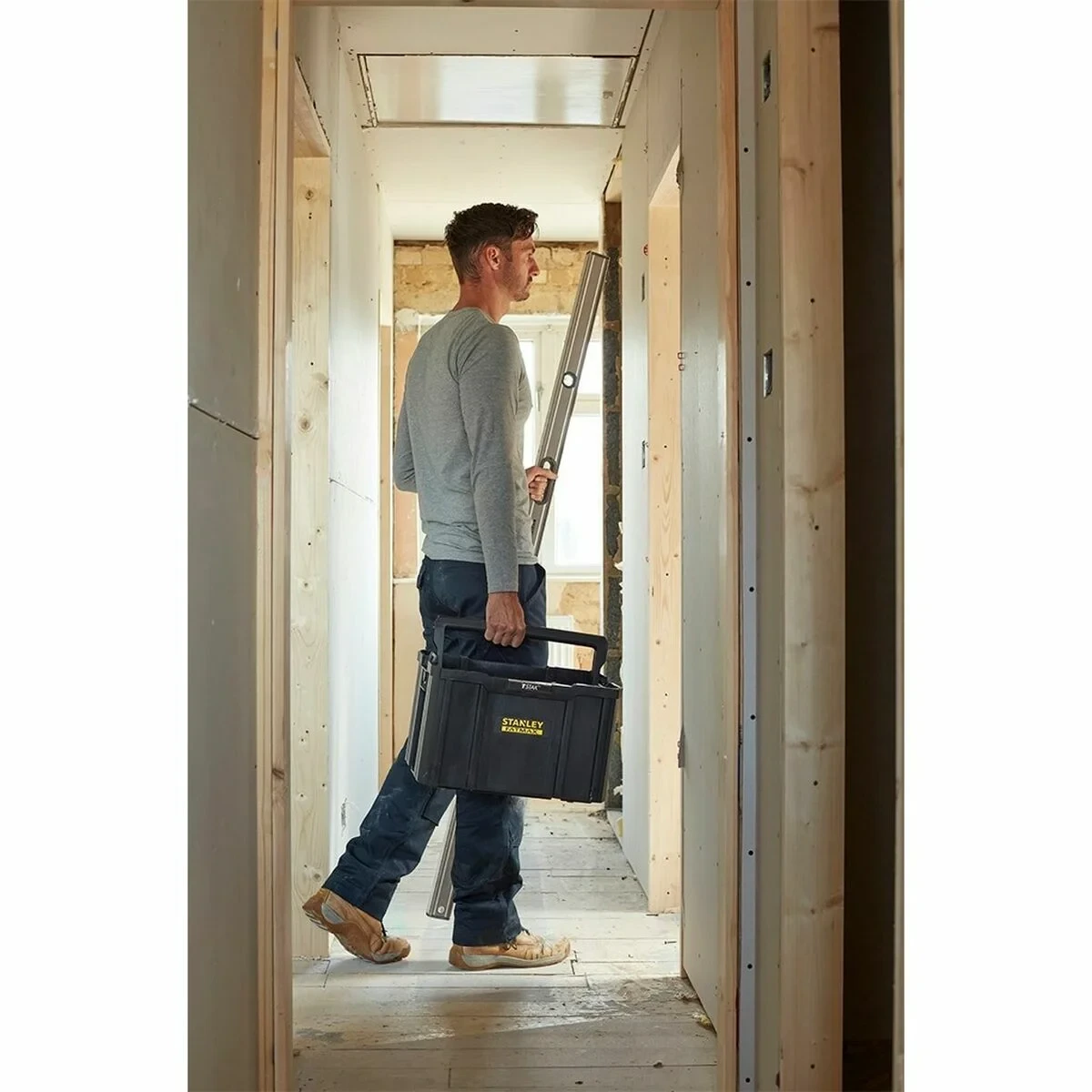 Caja de Herramientas Stanley Negro Polipropileno Plástico