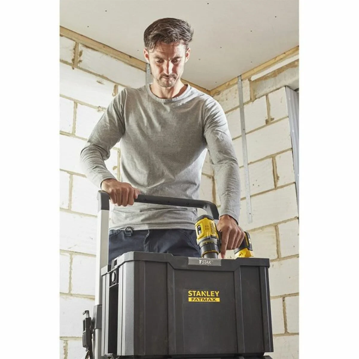 Caja de Herramientas Stanley Negro Polipropileno Plástico