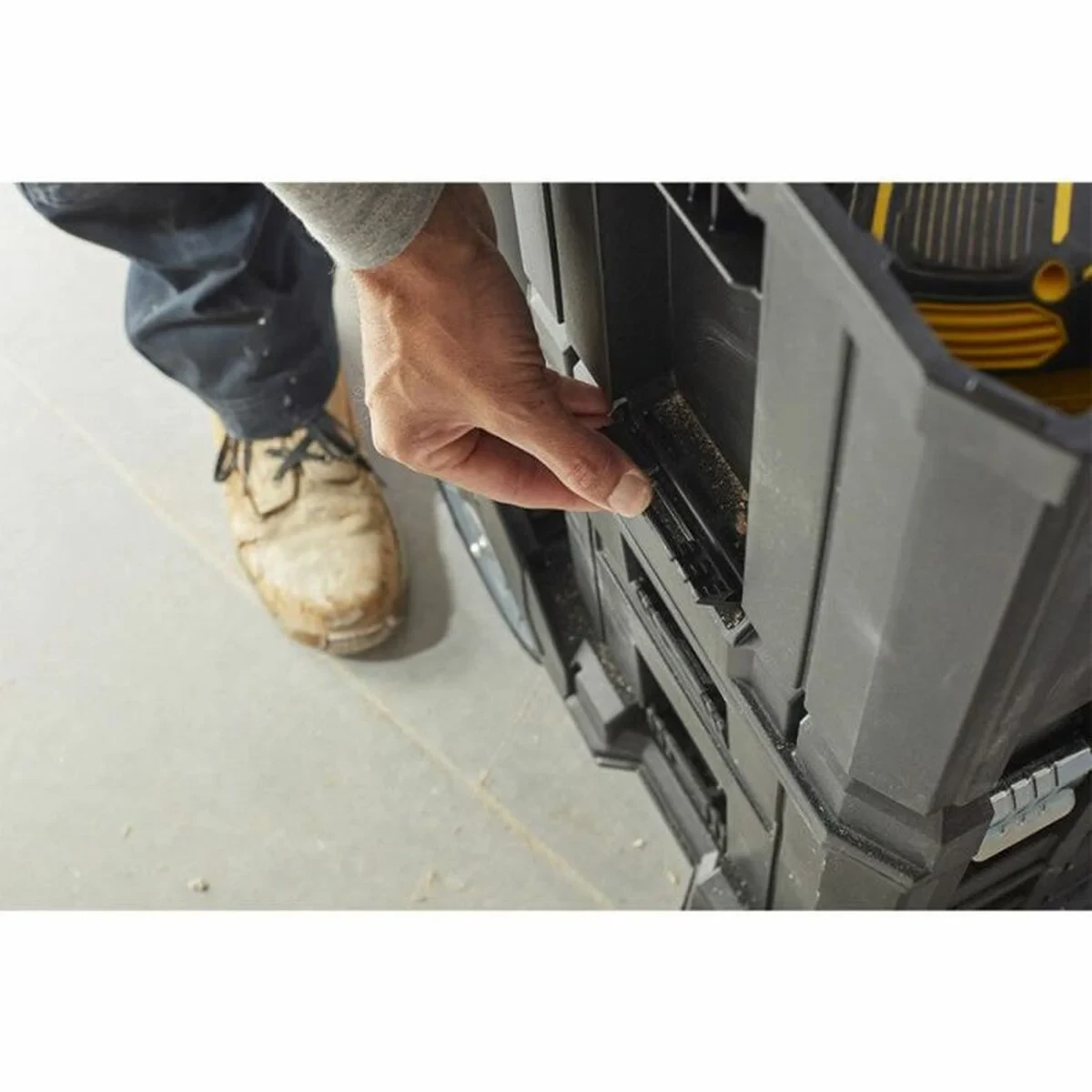 Caja de Herramientas Stanley Negro Polipropileno Plástico