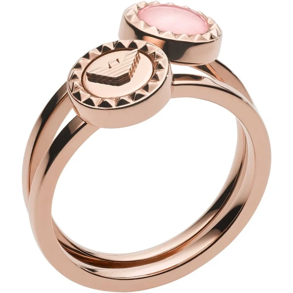 Anillo Mujer Emporio Armani EGS2694221505 Oro Rosa