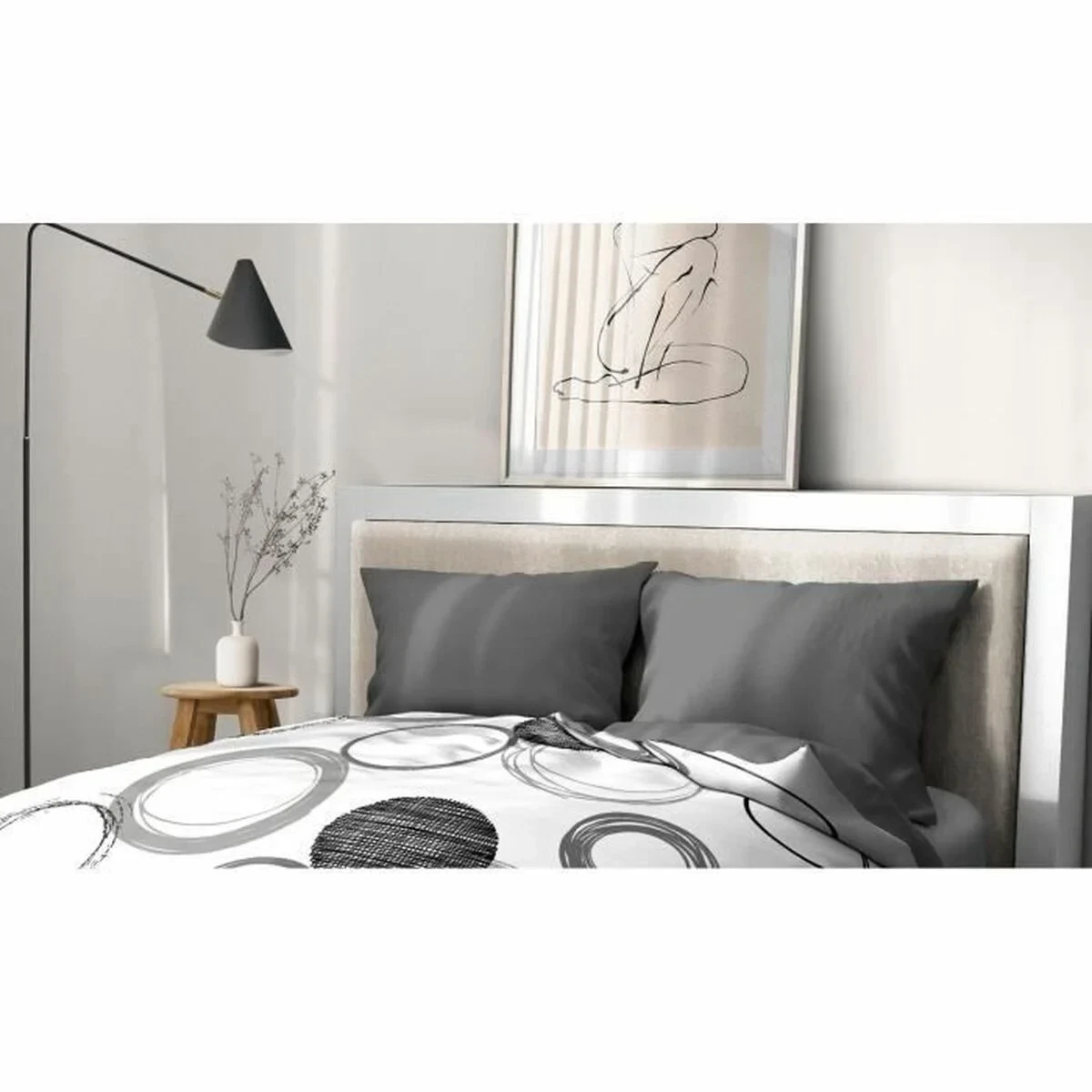 Funda de almohada HOME LINGE PASSION Gris