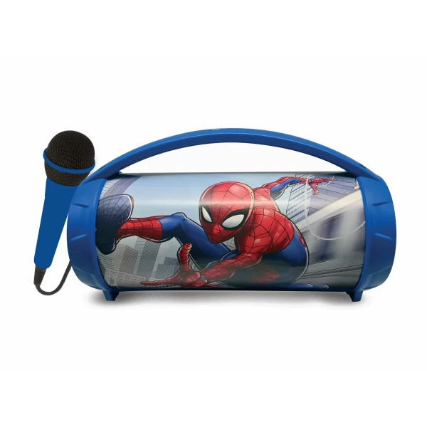 Altavoz Bluetooth con Micrófono Karaoke Lexibook Spider-Man