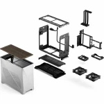 Caja Minitorre Micro ATX / ITX Fractal Plateado