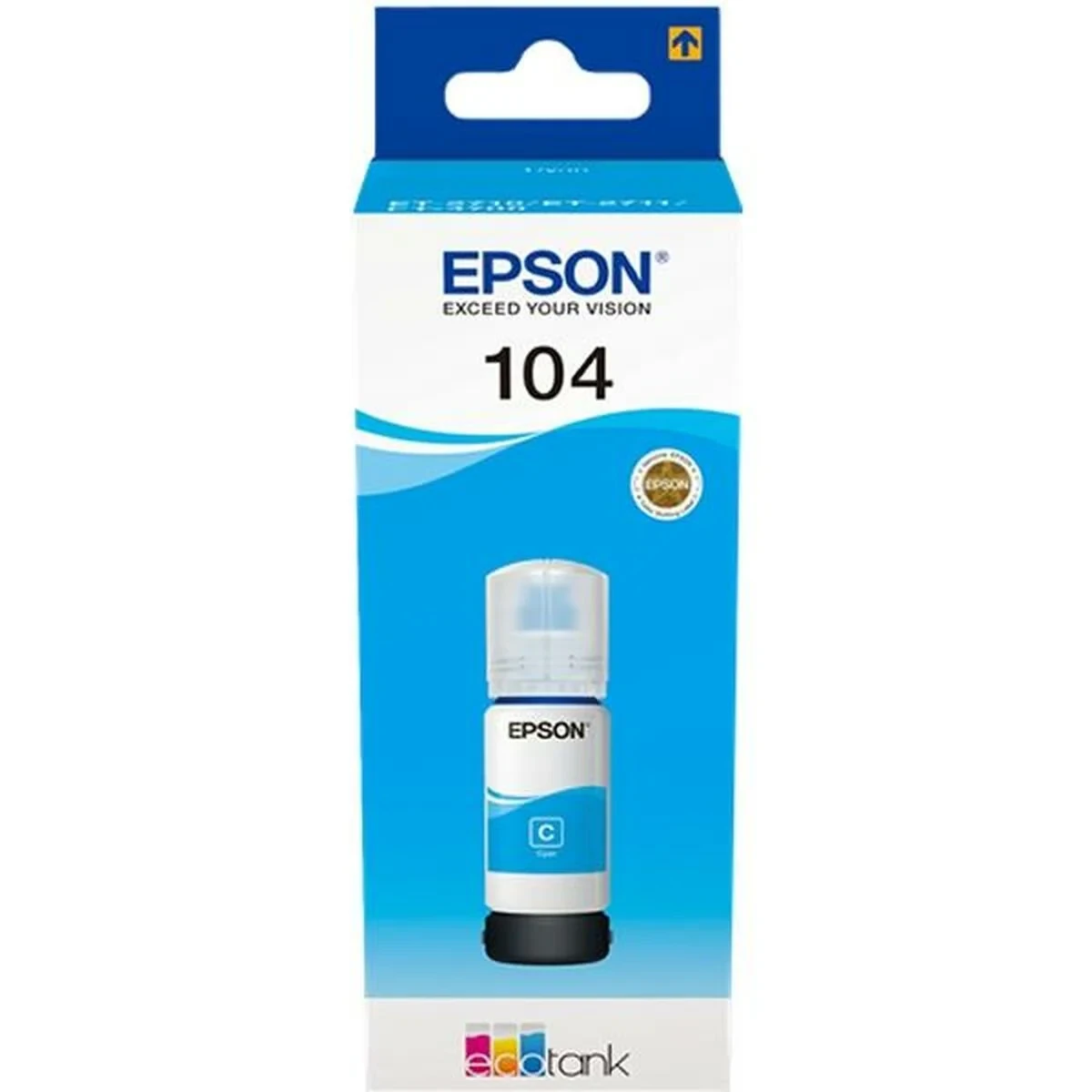 Tinta de recarga Epson Nº 104 Cian