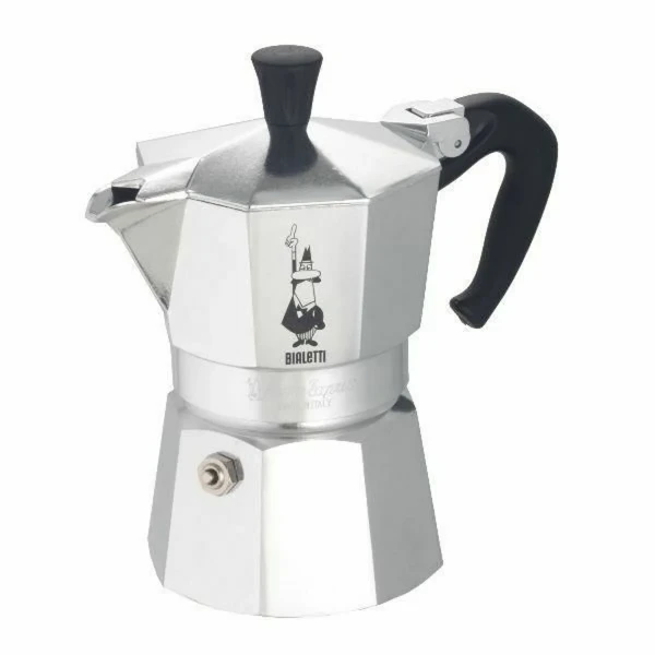 Cafetera Italiana Bialetti 0001165/X4 Plateado Metal Acero Inoxidable Aluminio 1 L