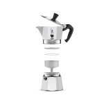 Cafetera Italiana Bialetti 0001161 Plateado 60 ml