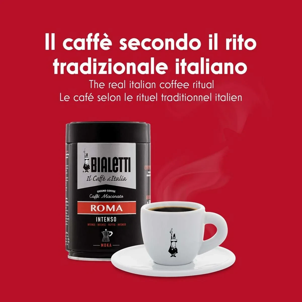 Cafetera Italiana Bialetti 0001161 Plateado 60 ml