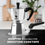 Cafetera Italiana Bialetti 0001165/X4 Plateado Metal Acero Inoxidable Aluminio 1 L