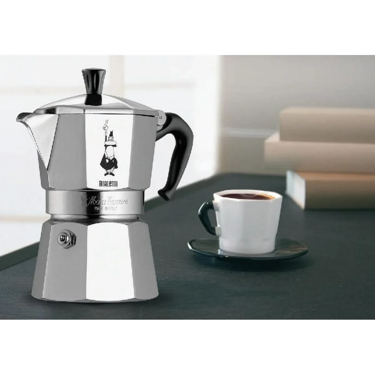 Cafetera Italiana Bialetti 0001165/X4 Plateado Metal Acero Inoxidable Aluminio 1 L