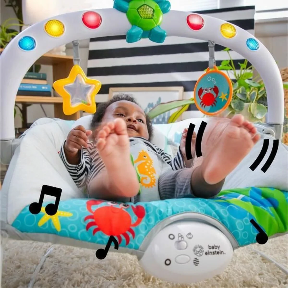 Hamaca para Bebé Baby Einstein Ocean Azul