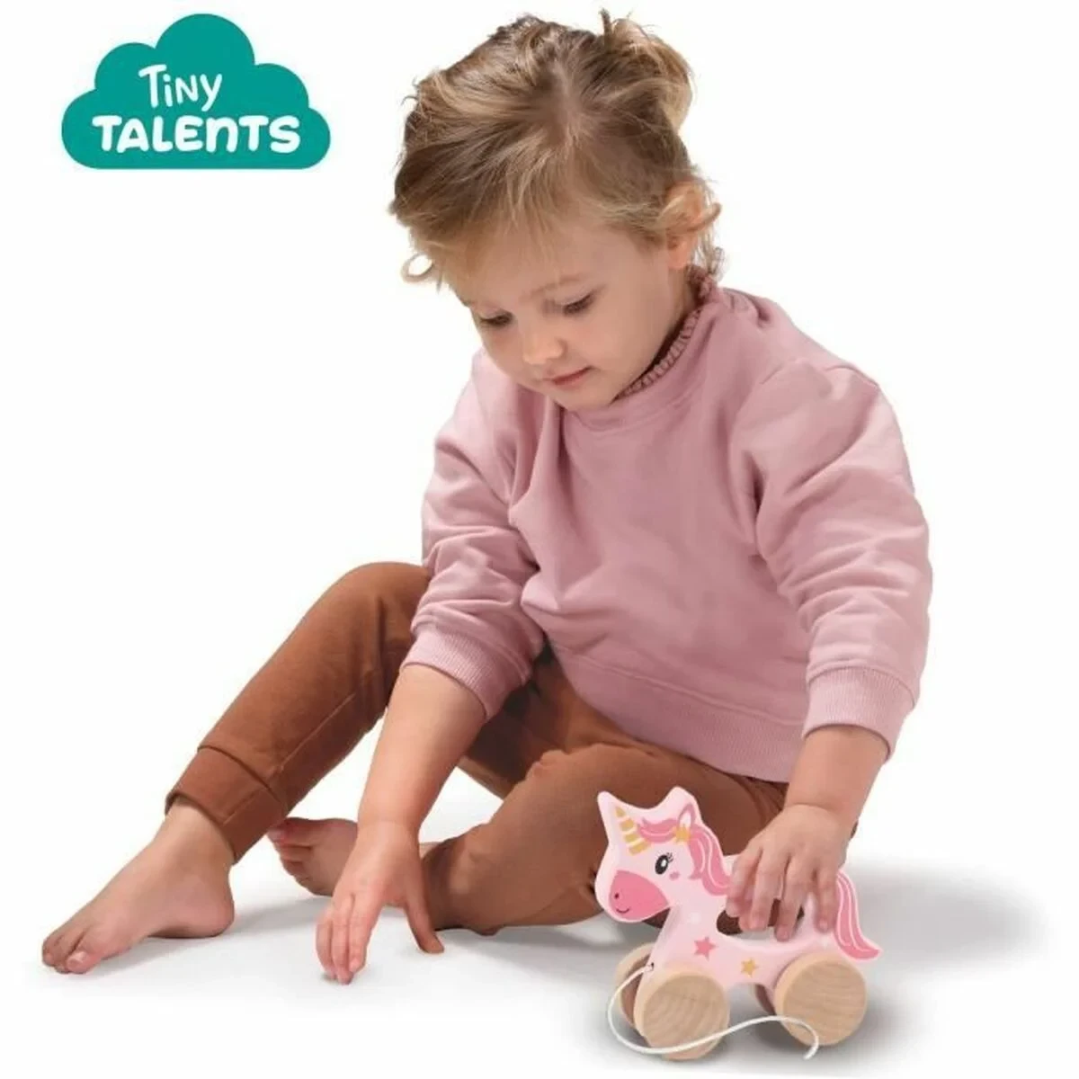 Figura Articulada SES Creative Unicornio de madera 2 en 1 Unicornio