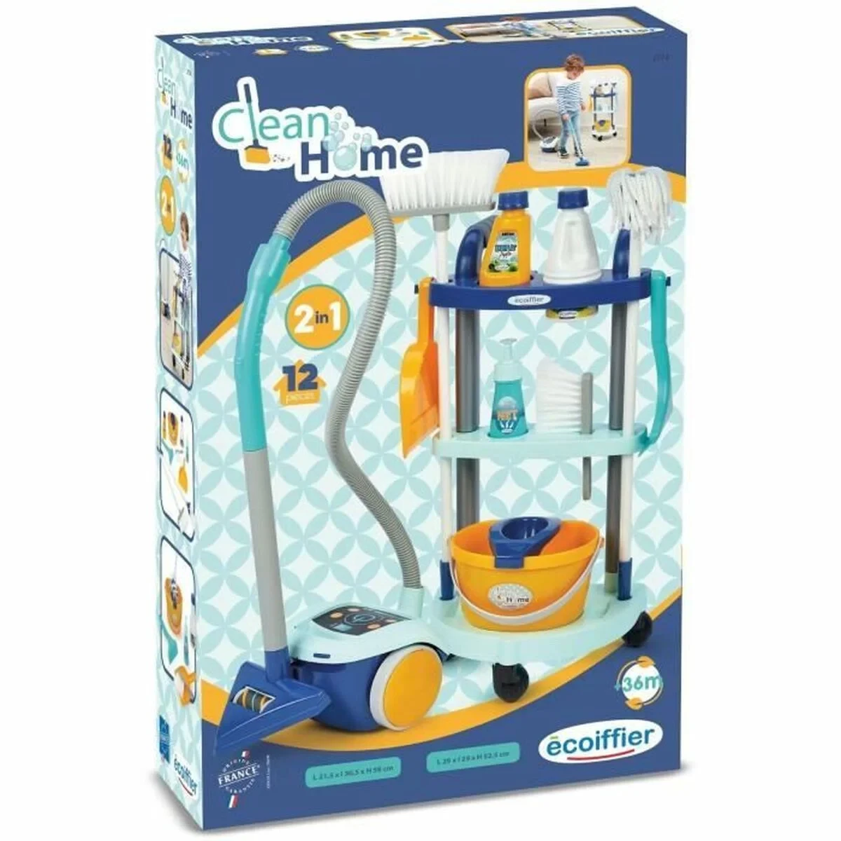 Carrito de Limpieza con Accesorios Ecoiffier 2774