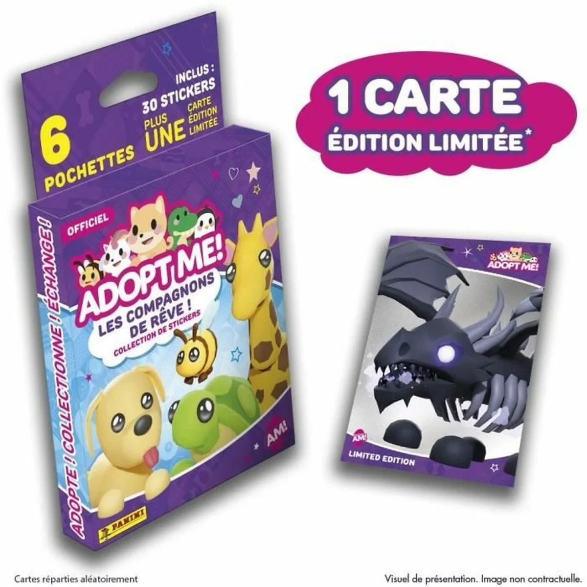 Pack de cromos Panini ¡Adoptame! Roblox