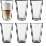 Set de Vasos Bodum 400 ml Transparente Vidrio de Borosilicato Liso 6 Piezas (6 Unidades)