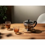 Tetera Bodum Gris 1 L Vidrio Acero Inoxidable