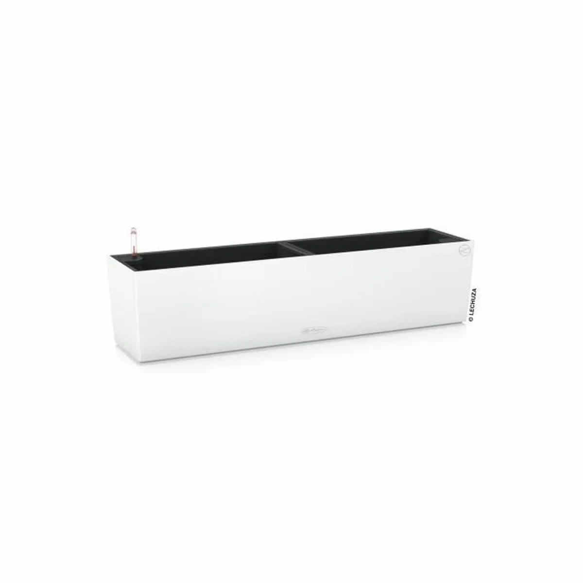 Maceta Lechuza Blanco Polipropileno Rectangular