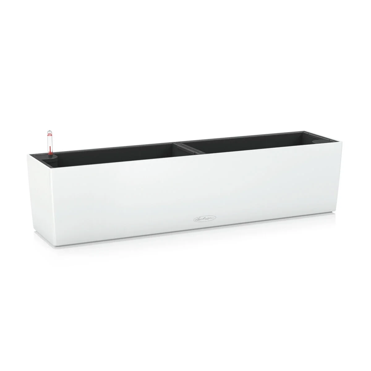 Maceta Lechuza Blanco Polipropileno Rectangular