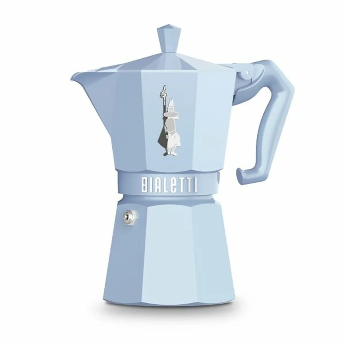 Cafetera Italiana Bialetti MOKA EXCLUSIVE Azul Aluminio 6 Tazas