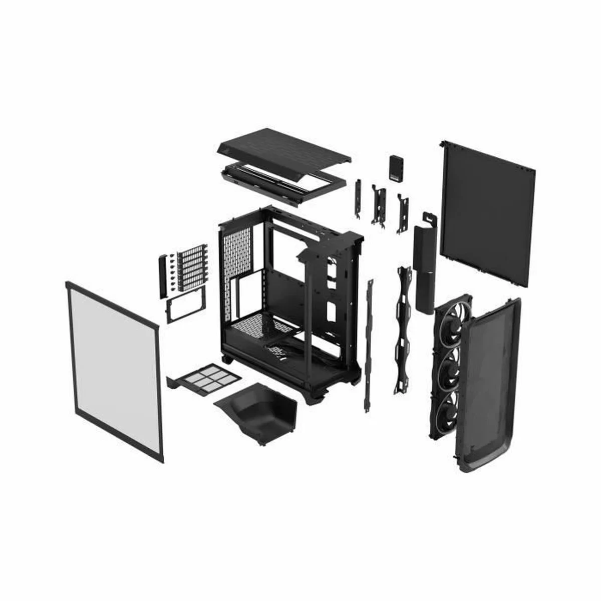 Caja Semitorre ATX Fractal Negro