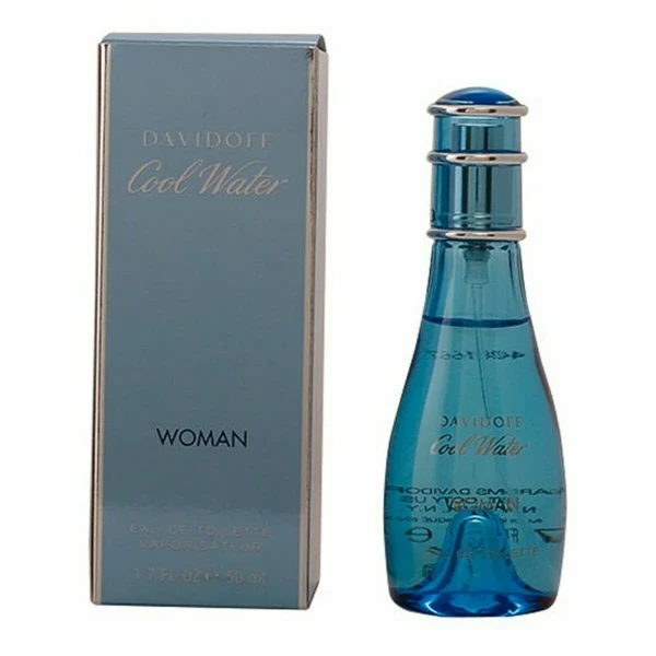 Perfume Mujer Davidoff Cool Water Woman EDT 50 ml (1 unidad)