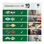 Taladro Percutor BOSCH UniversalHammer de 18 V
