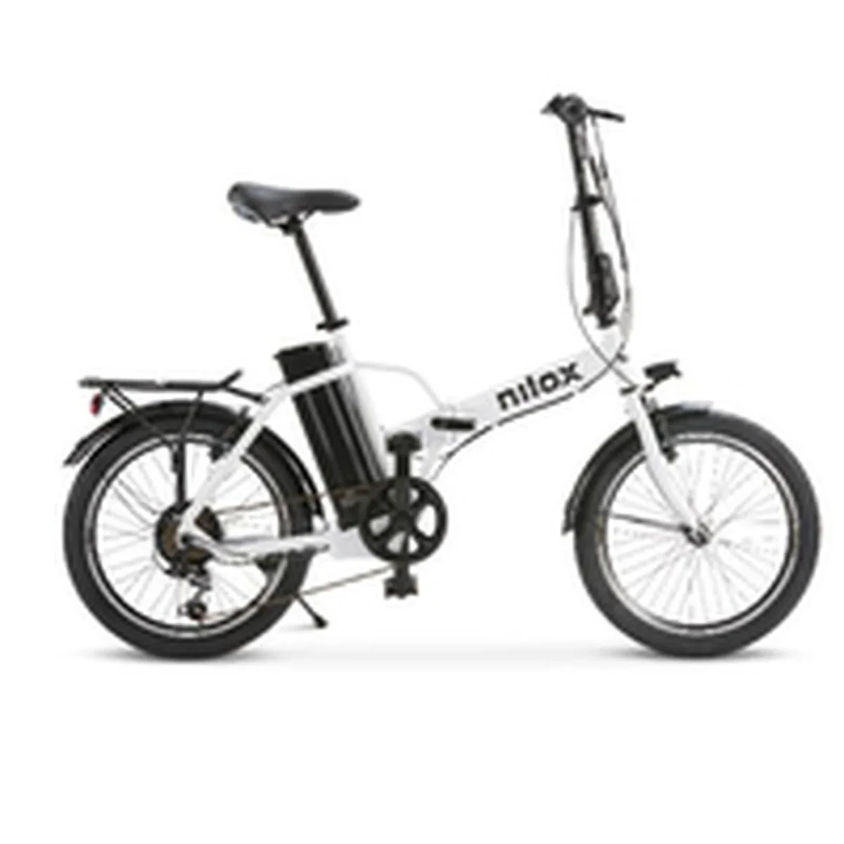 Bicicleta Eléctrica Nilox J1 PRO Blanco 250 W 9600 mAh 20"