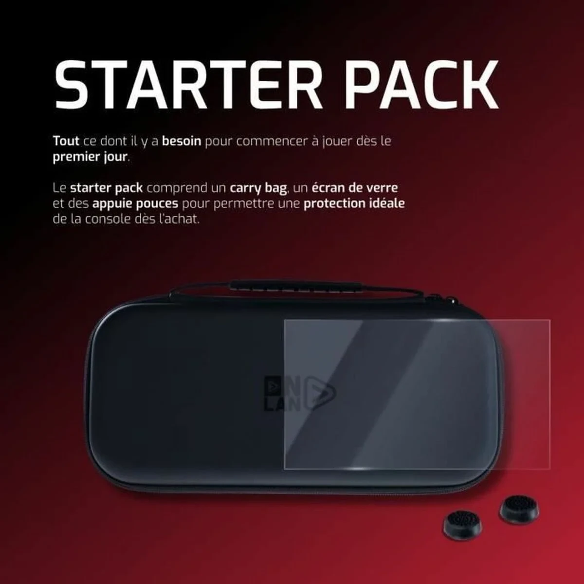 Estuche para Nintendo Switch Onlan Nintendo Switch 2 Negro