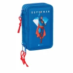 Portatodo Superman Azul 12,5 x 19,5 x 5,5 cm 37 Piezas