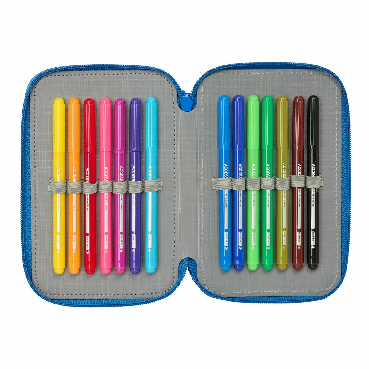 Portatodo Superman Azul 12,5 x 19,5 x 5,5 cm 37 Piezas