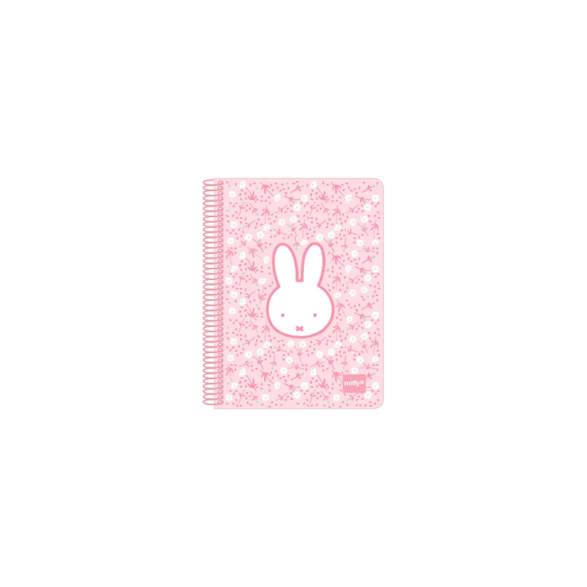 Libreta Miffy Flores A5 80 Hojas