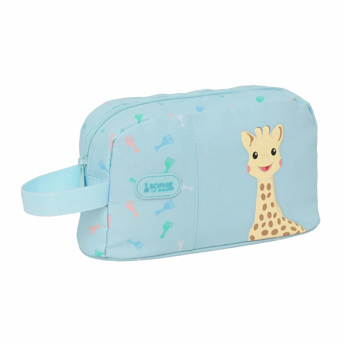 Portameriendas Térmico Sophie la Girafe Azul 21,5 x 12 x 6,5 cm