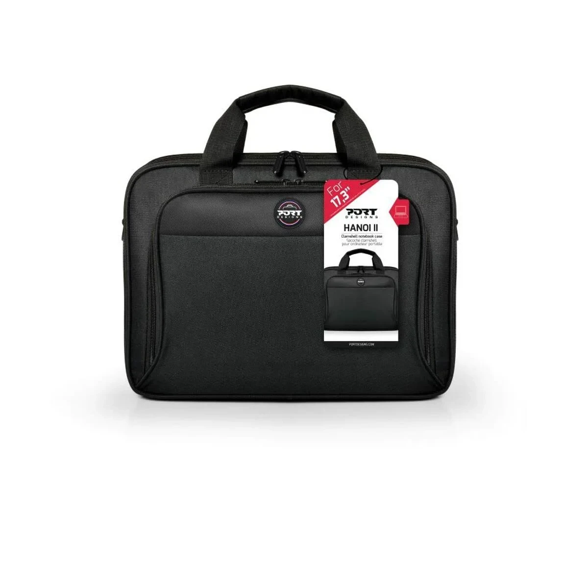 Maletín para Portátil Port Designs Negro