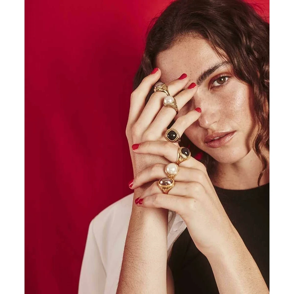 Anillo Mujer Majorica 17217.07.1.917.010.1 Dorado