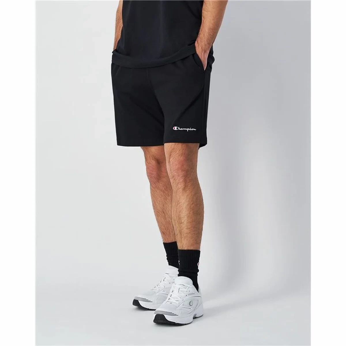 Pantalones Cortos de Hombre Champion Negro