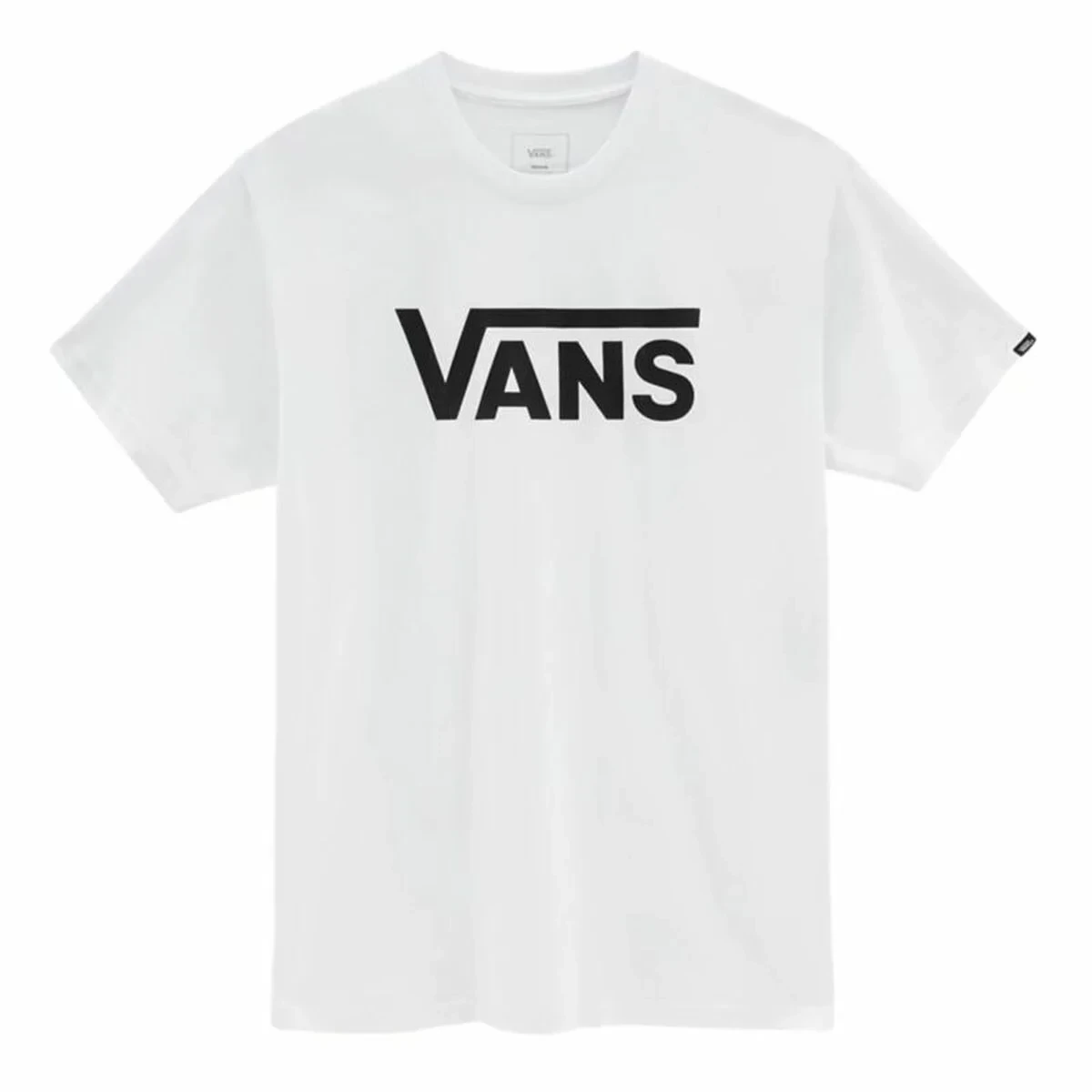 Camiseta de Manga Corta Hombre Vans Mn Classic Blanco Negro