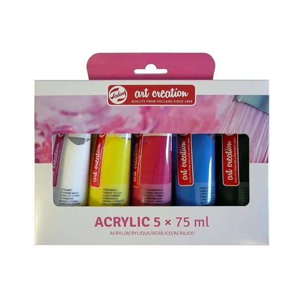 Set de Pintura Acrílica Talens Art Creation Multicolor 75 ml 5 Piezas