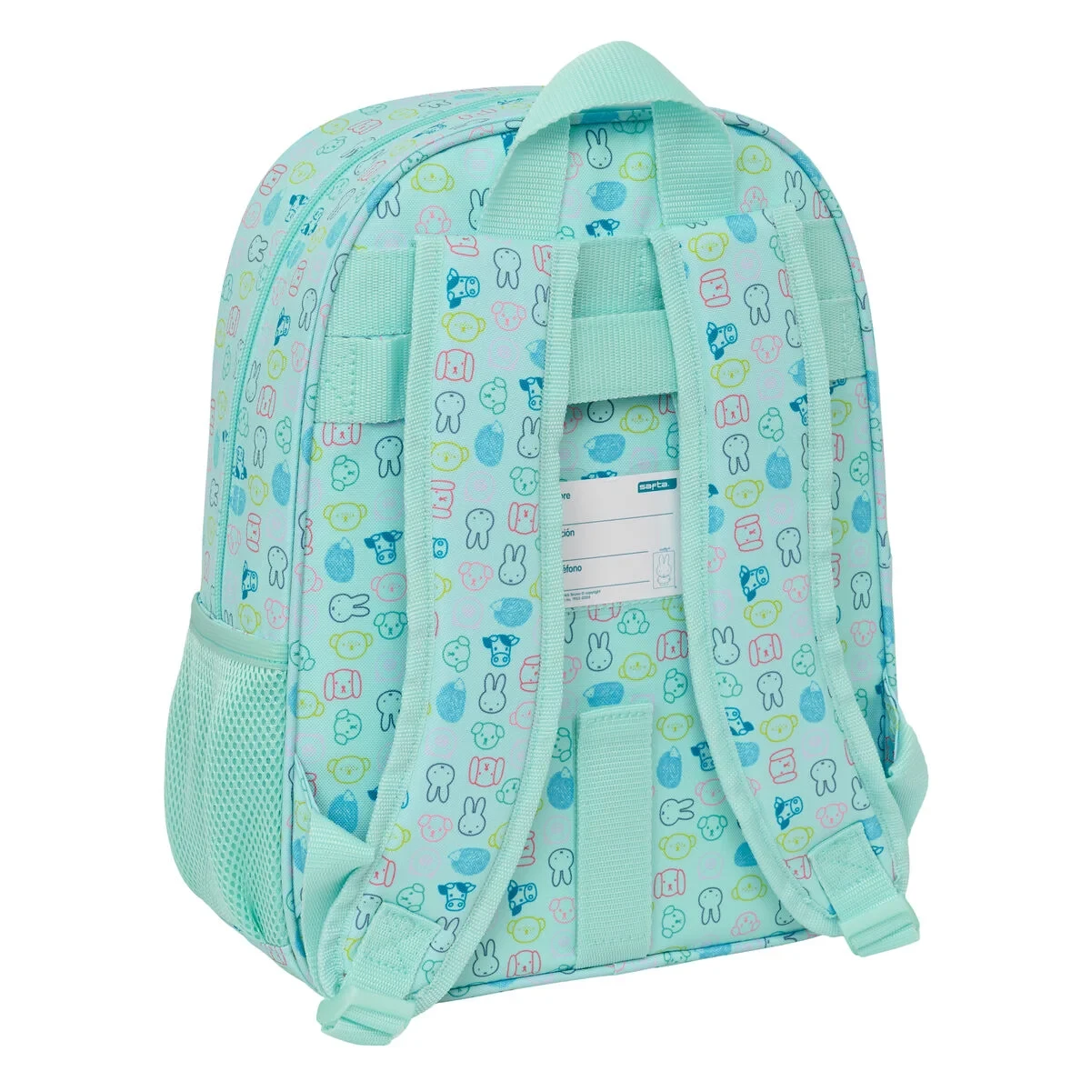 Mochila Escolar Miffy Friends Azul 26 x 34 x 11 cm