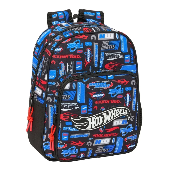Mochila Escolar Hot Wheels Multicolor 27 x 33 x 10 cm