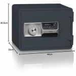 Armario de llaves Burg-Wachter FP 44 E Negro