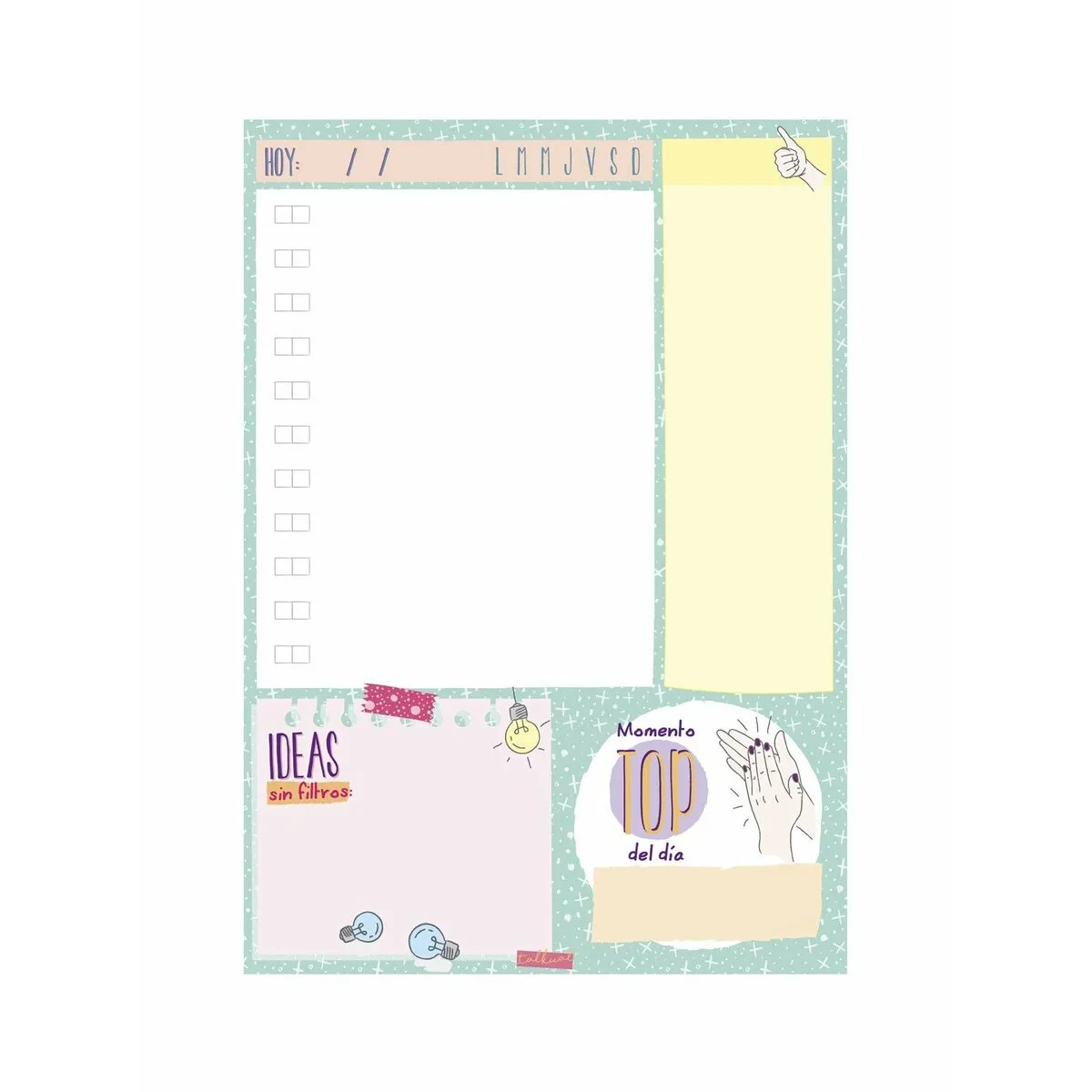 Planificador Diario Finocam TALKUAL 14,8 x 21 cm